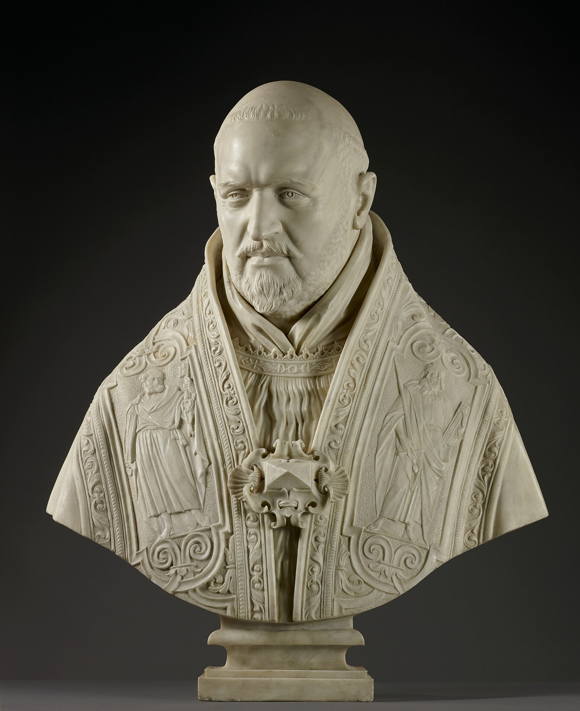 Il busto di Paolo V del 1621, oggi al J. Paul Getty Museum