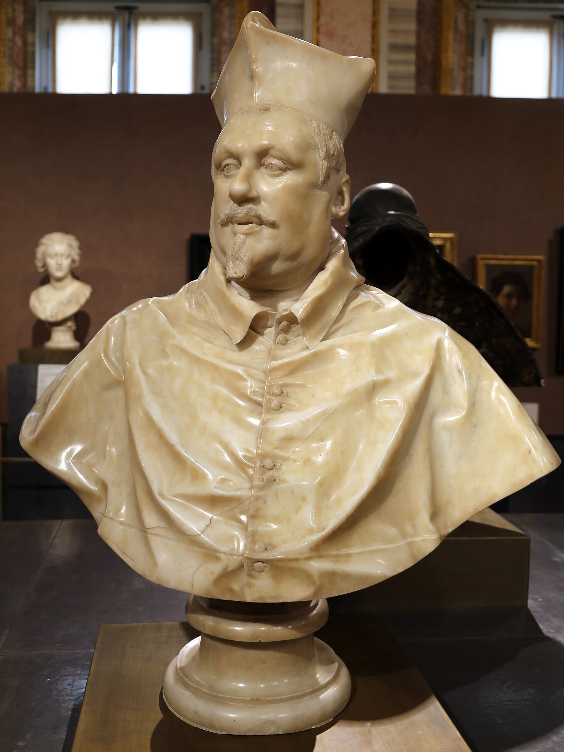 Il secondo busto di Scipione Borghese, scolpito in sostituzione del primo