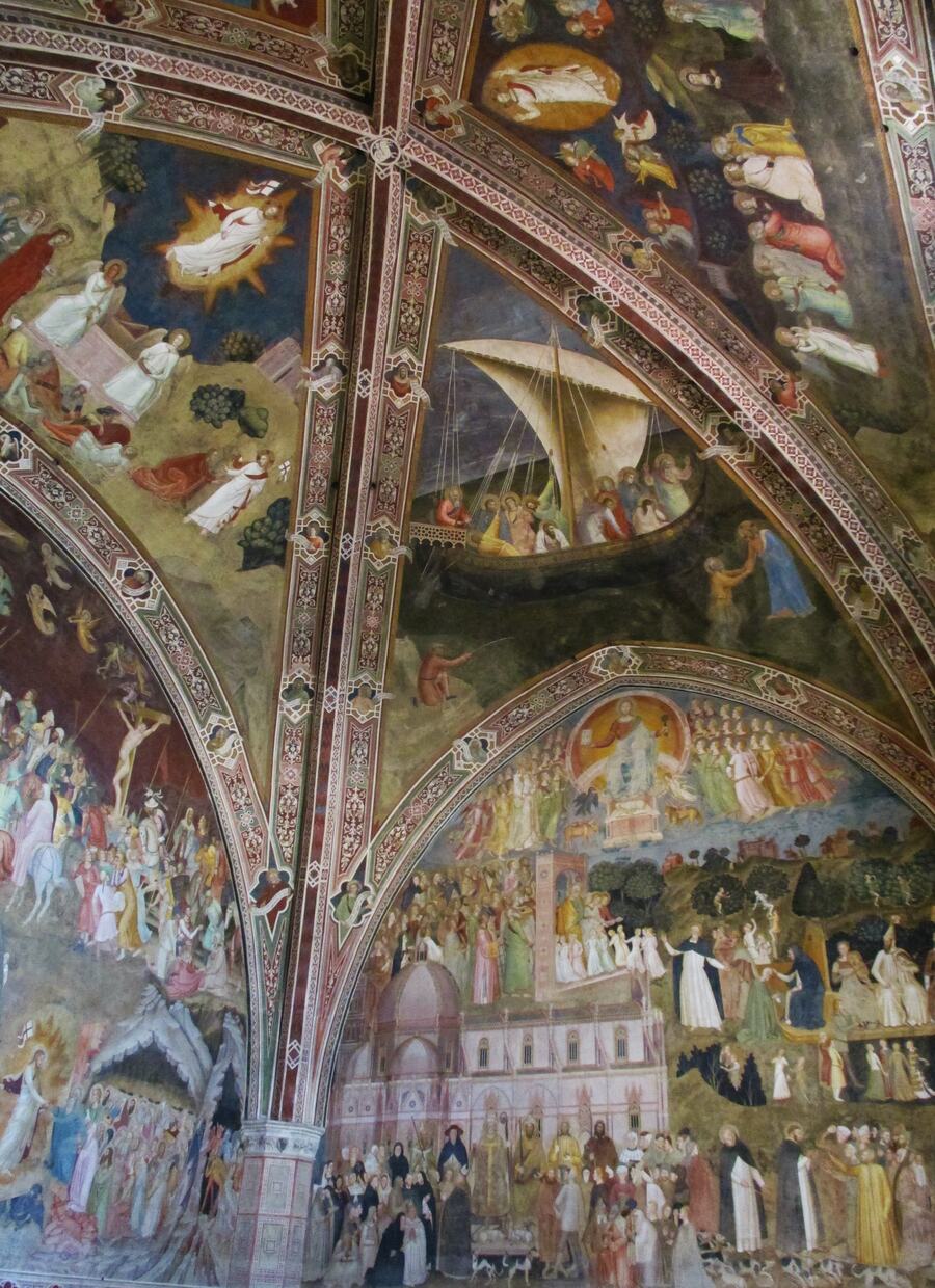 gli affreschi trecenteschi del cappellone degli spagnoli a santa maria novella