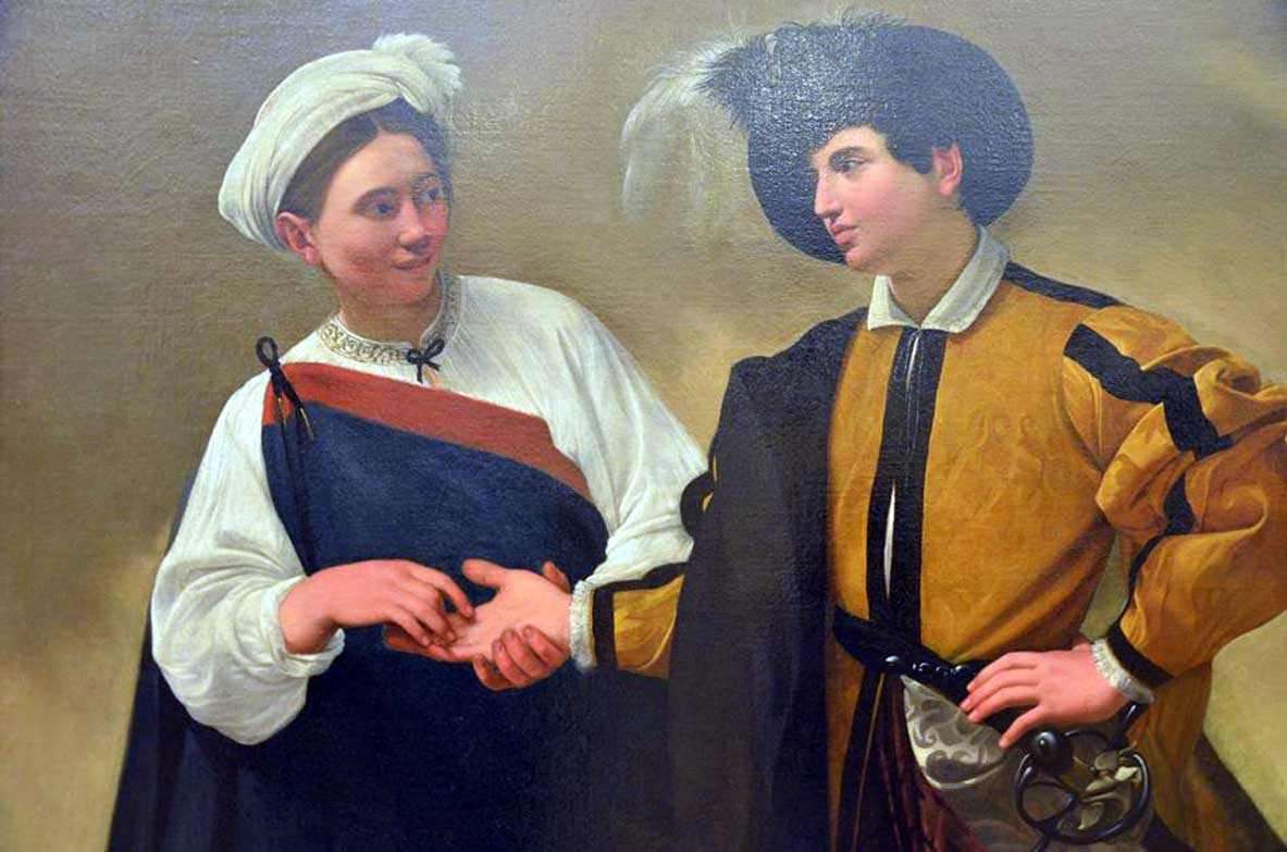 la buona ventura di caravaggio ai musei capitolini
