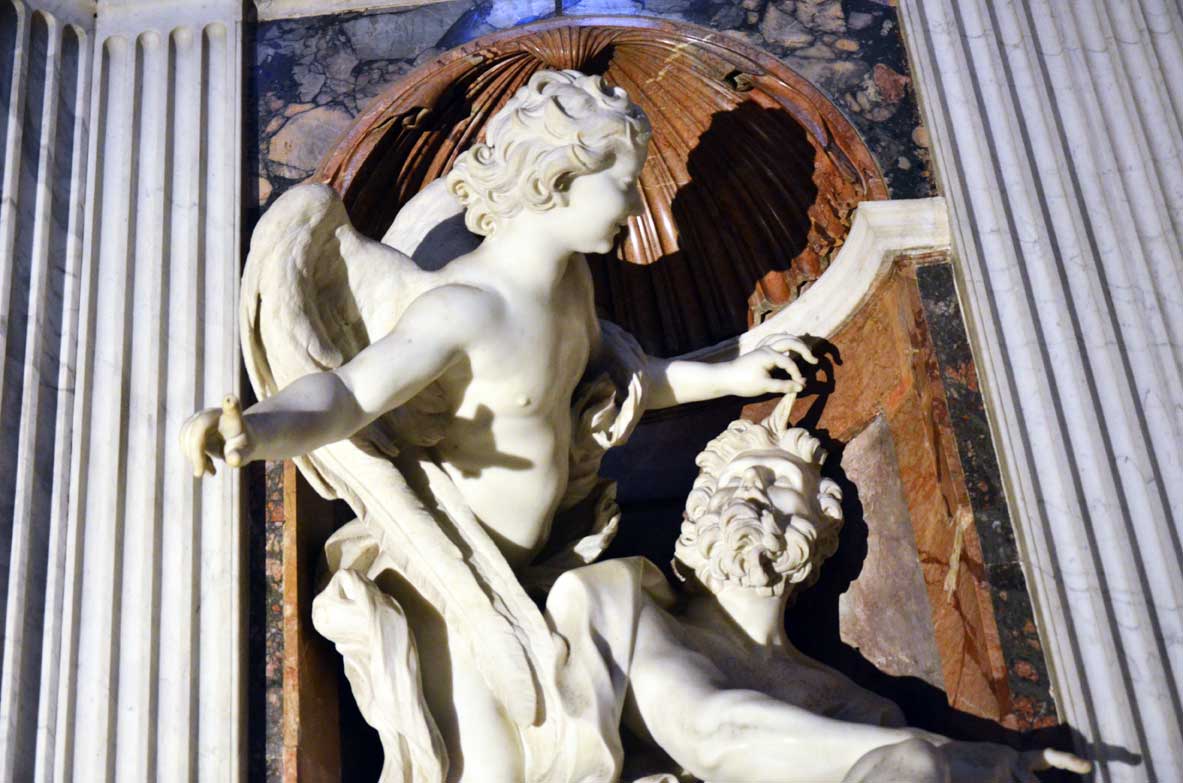 Abacuc e l’angelo nella cappella chigi