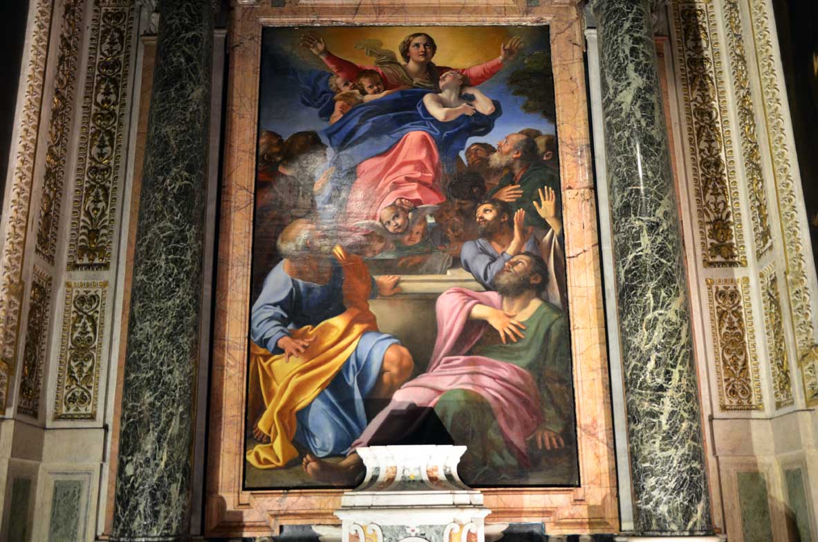 assunzione della Vergine di Annibale Carracci