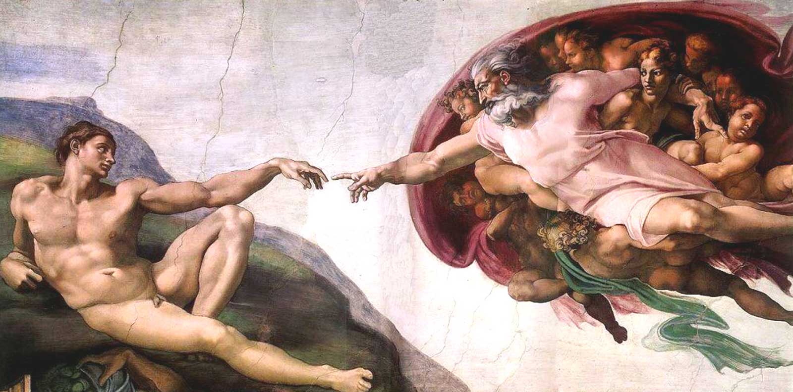 cappella sistina, creazione di adamo