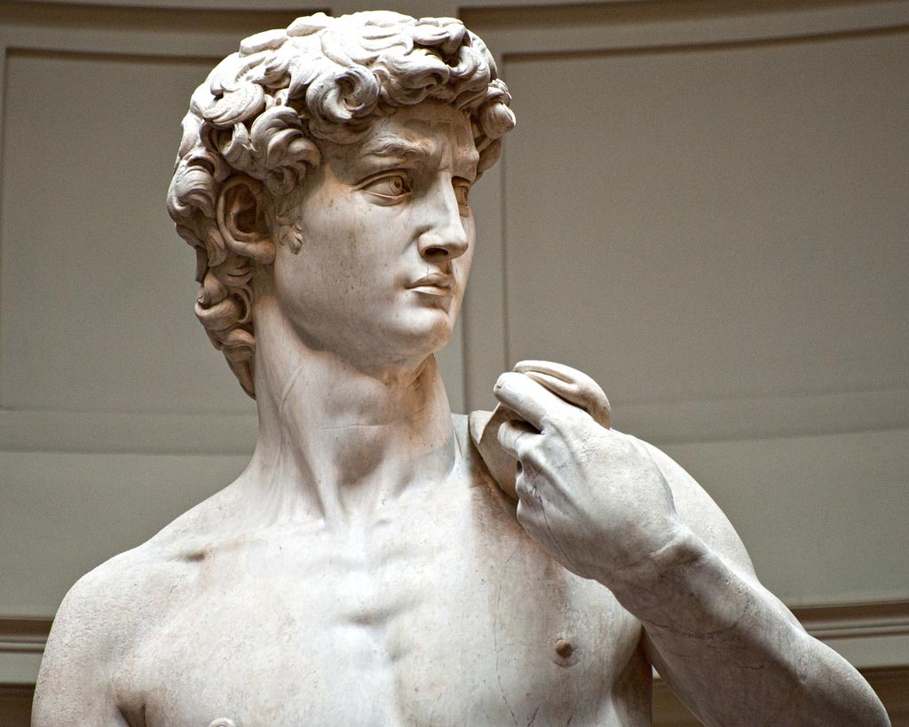 il david di michelangelo alla galleria dell'accademia di firenze