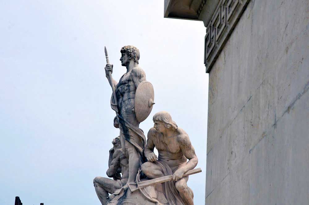 détail du Vittoriano