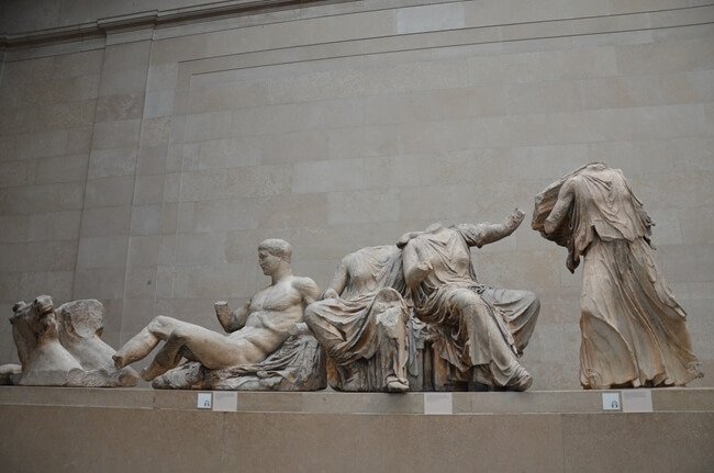 la galleria del partenone al british museum