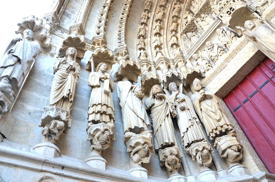 portale della cattedrale di amiens