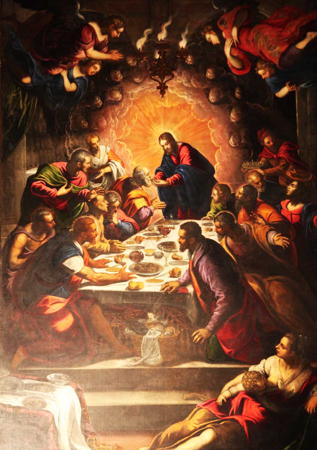 ultima cena di tintoretto