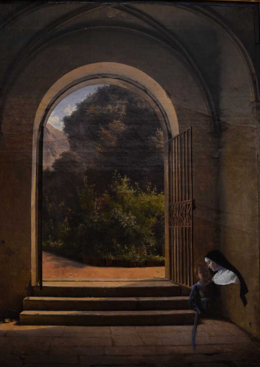 all'ingresso del convento di fleury françois richard al museo di lione