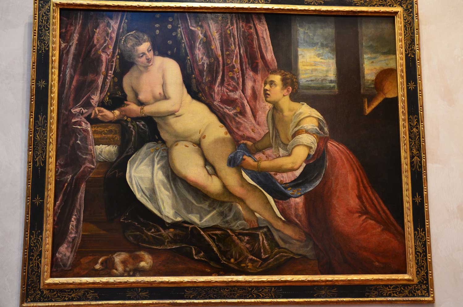 la danae di tintoretto al museo delle belle arti di lione