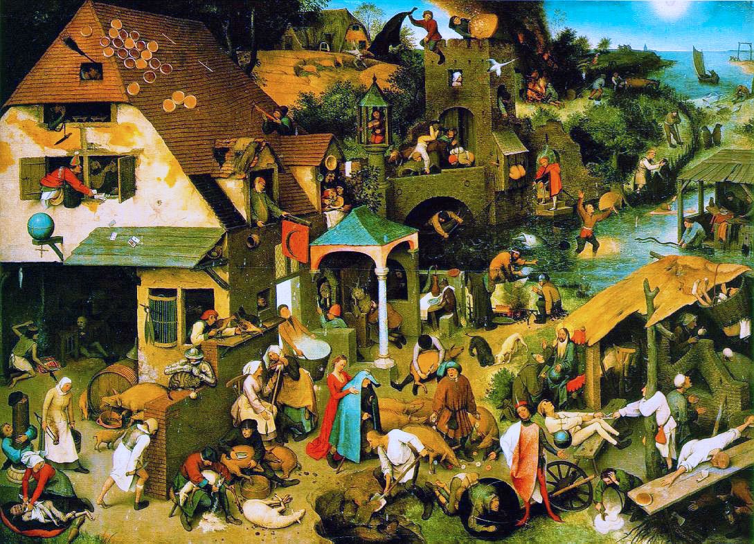 i proverbi olandesi di pieter bruegel alla gemäldegalerie