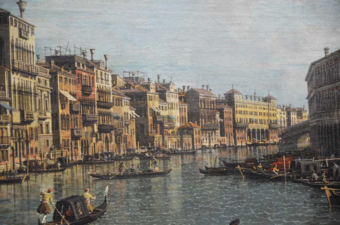 una veduta di venezia di canaletto alla gemäldegalerie