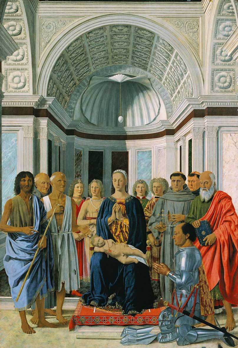 sacra conversazione di piero della francesca alla pinacoteca di brera