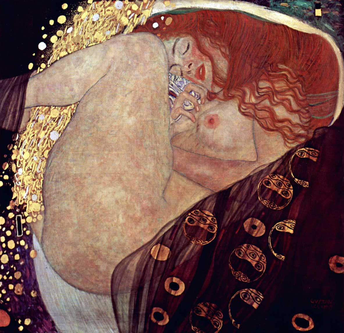 Danae (eroina mitologica fecondata da Zeus sotto forma di pioggia d’oro)