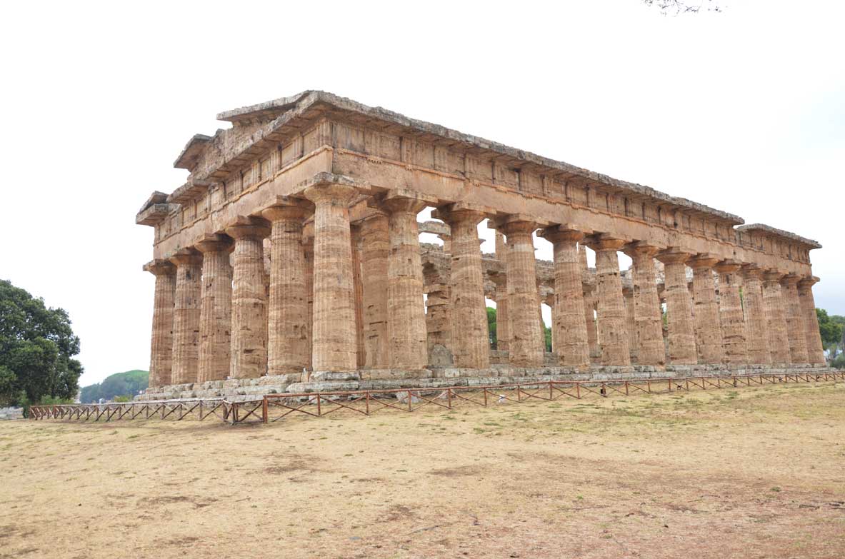 parco archeologico di paestum, il mistero del tempio di poseidone