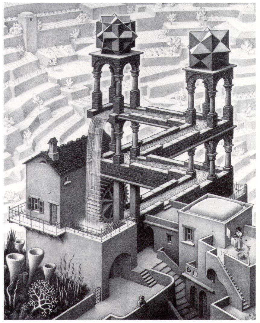 la cascata di escher
