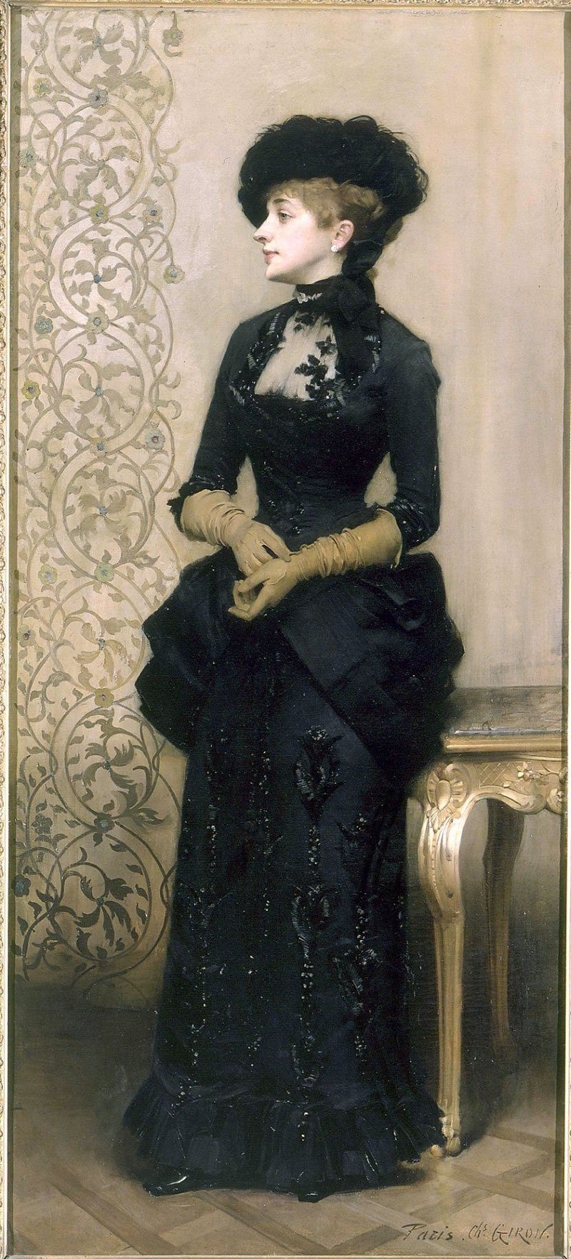 la parisienne di charles-alexandre giron al petit palais