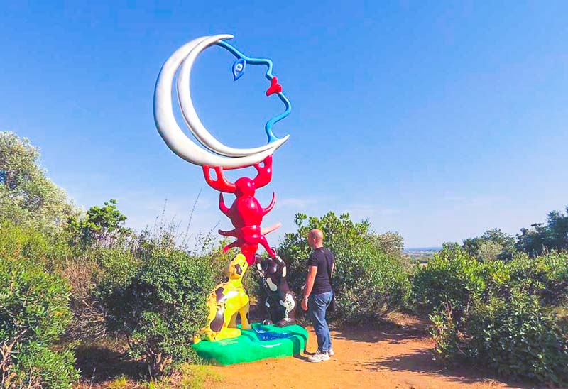 Giardino dei Tarocchi: la luna