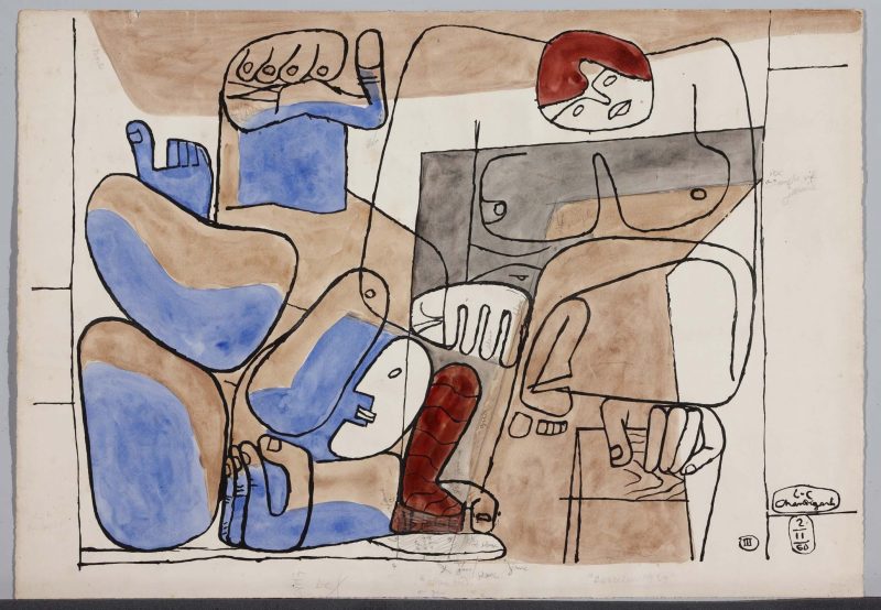 La Caduta di Barcellona di Le Corbusier esposta al Museo Reina Sofia di Madrid