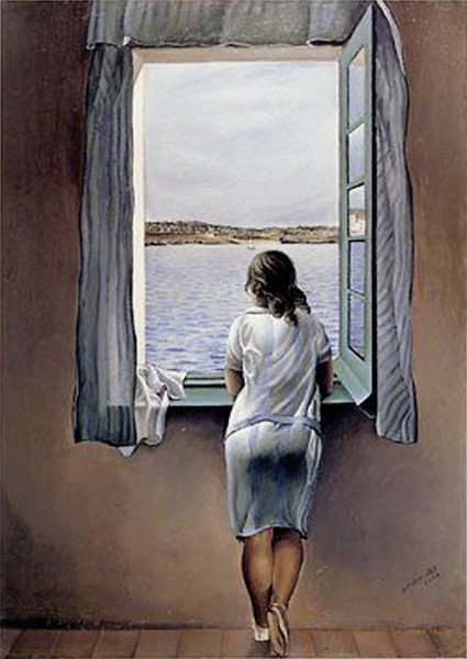 Ragazza alla finestra di Salvador Dalì al Museo Reina Sofia di Madrid