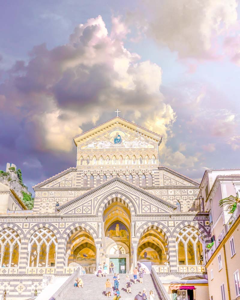 la cattedrale di amalfi in costiera amalfitana
